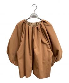 Plage（プラージュ）の古着「Tuck Volume シャツ」｜ベージュ
