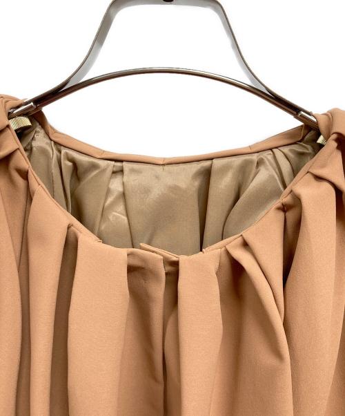 Plage（プラージュ）Plage (プラージュ) Tuck Volume シャツ ベージュ サイズ:ＦＲＥＥの古着・服飾アイテム