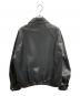 STUDIOUS (ステュディオス) MODERN LEATHER BLOUSON ブラック サイズ:1：15000円