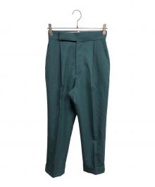 THE SHINZONE（ザ シンゾーン）の古着「ONE TUCK PANTS」｜グリーン