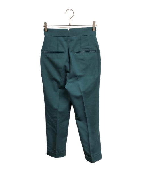 THE SHINZONE（ザ シンゾーン）THE SHINZONE (ザ シンゾーン) ONE TUCK PANTS グリーン サイズ:34の古着・服飾アイテム
