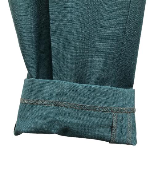 THE SHINZONE（ザ シンゾーン）THE SHINZONE (ザ シンゾーン) ONE TUCK PANTS グリーン サイズ:34の古着・服飾アイテム