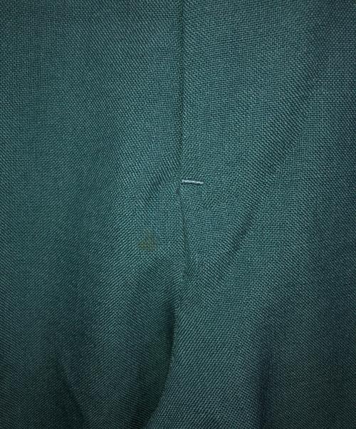 THE SHINZONE（ザ シンゾーン）THE SHINZONE (ザ シンゾーン) ONE TUCK PANTS グリーン サイズ:34の古着・服飾アイテム