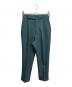 THE SHINZONE（ザ シンゾーン）の古着「ONE TUCK PANTS」｜グリーン