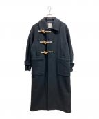 CLANEクラネ）の古着「OVER MAXI DUFFLE COAT/CLANE」｜ブラック