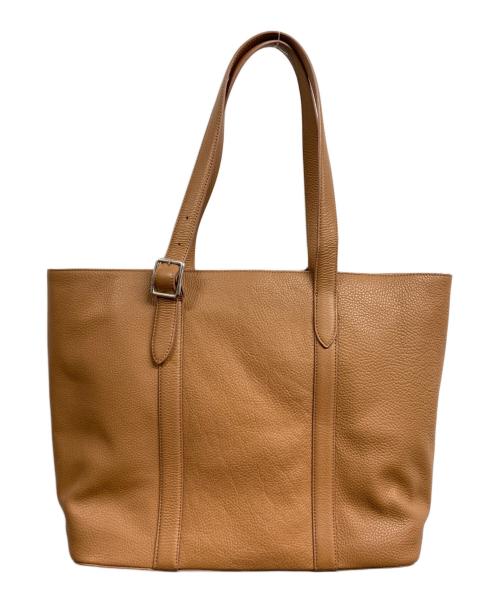 TAKEO KIKUCHI（タケオキクチ）TAKEO KIKUCHI (タケオキクチ) レザートートバッグ ブラウン 未使用品の古着・服飾アイテム