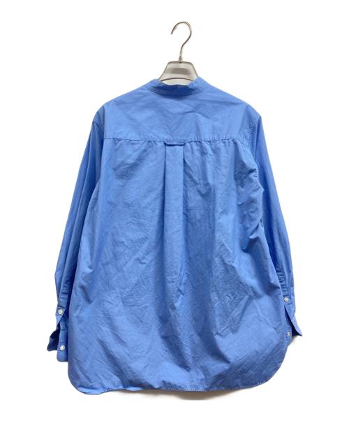 STEVEN ALAN（スティーブンアラン）STEVEN ALAN (スティーブンアラン) バンドカラーシャツ ブルー サイズ:Mの古着・服飾アイテム