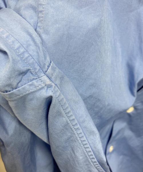 STEVEN ALAN（スティーブンアラン）STEVEN ALAN (スティーブンアラン) バンドカラーシャツ ブルー サイズ:Mの古着・服飾アイテム