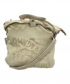 Salvatore Ferragamoサルヴァトーレ フェラガモ）の古着「プリントロゴショルダーバッグ」｜アイボリー