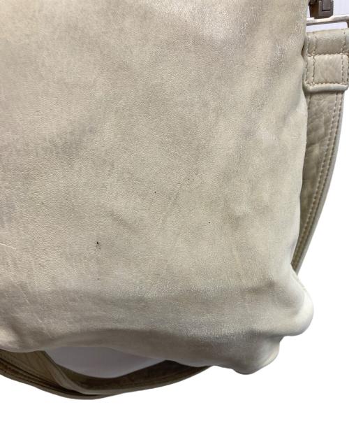 Salvatore Ferragamo（サルヴァトーレ フェラガモ）Salvatore Ferragamo (サルヴァトーレ フェラガモ) プリントロゴショルダーバッグ アイボリーの古着・服飾アイテム