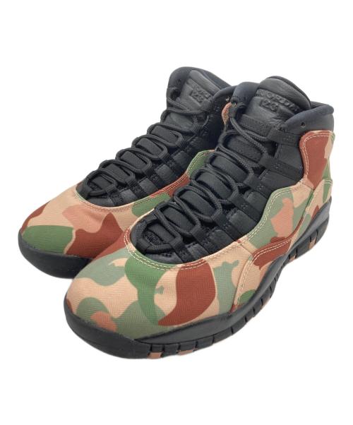 NIKE（ナイキ）NIKE (ナイキ) AIR JORDAN 10 RETRO カーキ サイズ:US8の古着・服飾アイテム