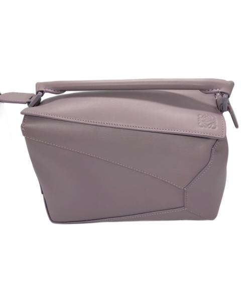 LOEWE（ロエベ）LOEWE (ロエベ) パズルエッジ バッグ スモール パープルの古着・服飾アイテム
