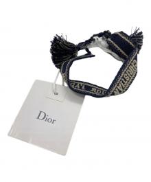 Dior（ディオール）の古着「Textile JAdior Bracelet」｜ネイビー