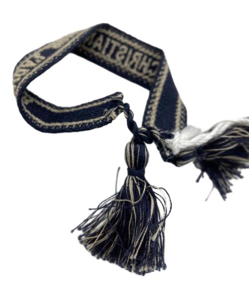 Dior（ディオール）DIOR (ディオール) Textile JAdior Bracelet ネイビーの古着・服飾アイテム