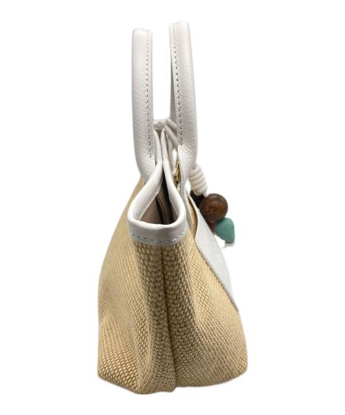 LONGCHAMP（ロンシャン）LONGCHAMP (ロンシャン) ル パニエ プリアージュ バスケットバッグ XSサイズ ベージュの古着・服飾アイテム