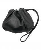 russetラシット）の古着「レザーショルダーバッグ」｜ブラック