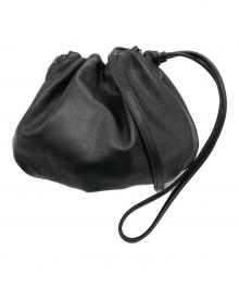 russet（ラシット）の古着「レザーショルダーバッグ」｜ブラック