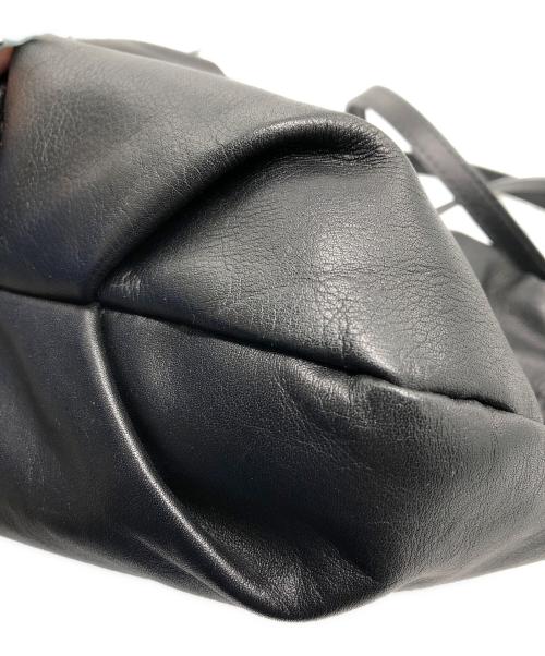 russet（ラシット）russet (ラシット) レザーショルダーバッグ ブラックの古着・服飾アイテム