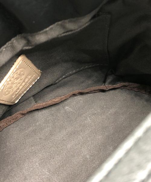 russet（ラシット）russet (ラシット) レザーショルダーバッグ ブラックの古着・服飾アイテム