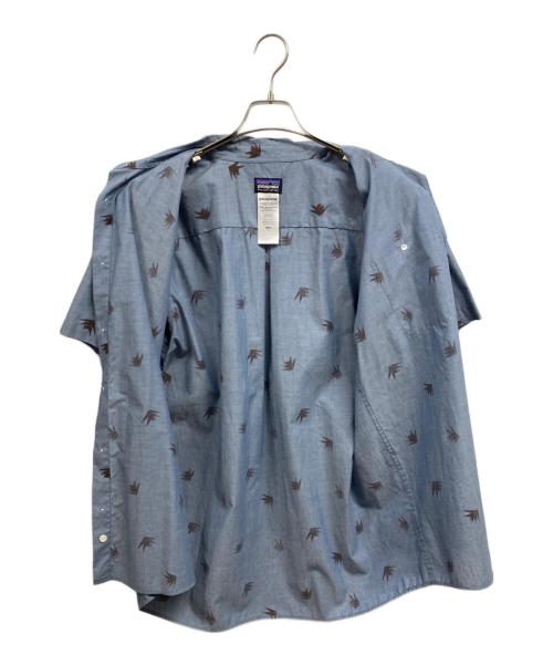 Patagonia（パタゴニア）Patagonia (パタゴニア) ORGANIC COTTON半袖シャツ ブルー サイズ:Lの古着・服飾アイテム