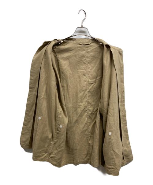 STEVEN ALAN（スティーブンアラン）STEVEN ALAN (スティーブンアラン) LNN BAND COLLAR WORK JACKET-LOOSE ベージュ サイズ:XLの古着・服飾アイテム