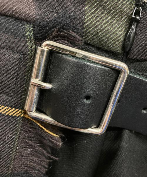 O'NEIL OF DUBLIN（オニールオブダブリン）O'NEIL OF DUBLIN (オニールオブダブリン) ウールチェックスカート グリーン サイズ:36の古着・服飾アイテム