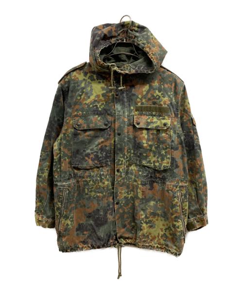 ドイツ軍（ドイツグン）ドイツ軍 (ドイツグン) フィールドパーカー/ドイツ軍 グリーン×ブラウン サイズ:不明の古着・服飾アイテム