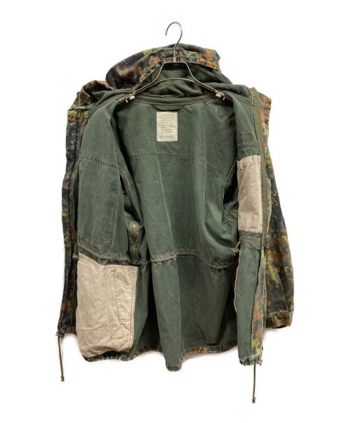 ドイツ軍（ドイツグン）ドイツ軍 (ドイツグン) フィールドパーカー/ドイツ軍 グリーン×ブラウン サイズ:不明の古着・服飾アイテム