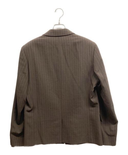 DRIES VAN NOTEN（ドリスヴァンノッテン）DRIES VAN NOTEN (ドリスヴァンノッテン) 3Bテーラードジャケット ブラウン サイズ:48の古着・服飾アイテム