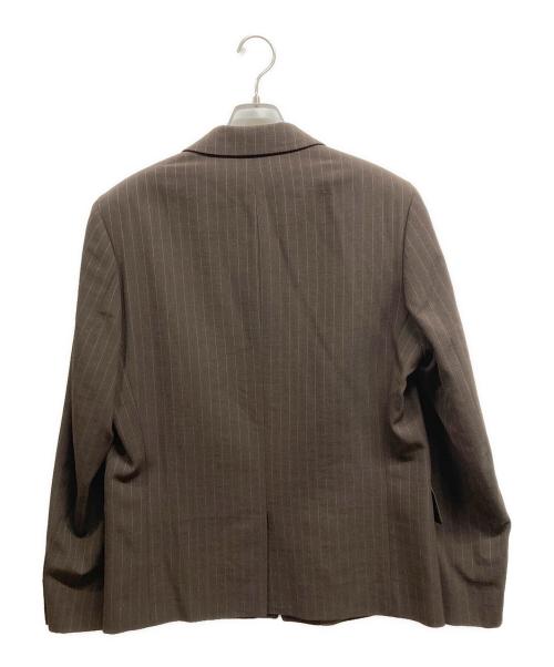 DRIES VAN NOTEN（ドリスヴァンノッテン）DRIES VAN NOTEN (ドリスヴァンノッテン) 3Bテーラードジャケット ブラウン サイズ:48の古着・服飾アイテム