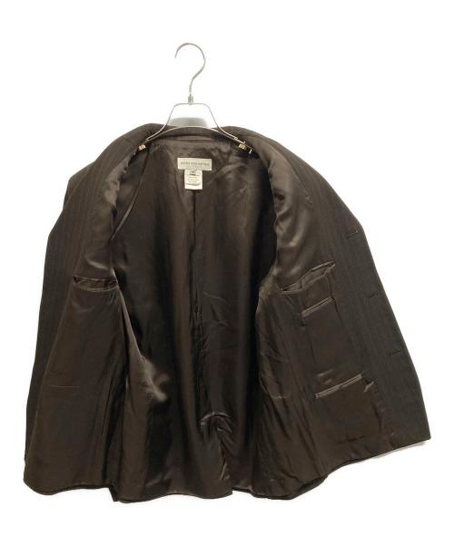 DRIES VAN NOTEN（ドリスヴァンノッテン）DRIES VAN NOTEN (ドリスヴァンノッテン) 3Bテーラードジャケット ブラウン サイズ:48の古着・服飾アイテム