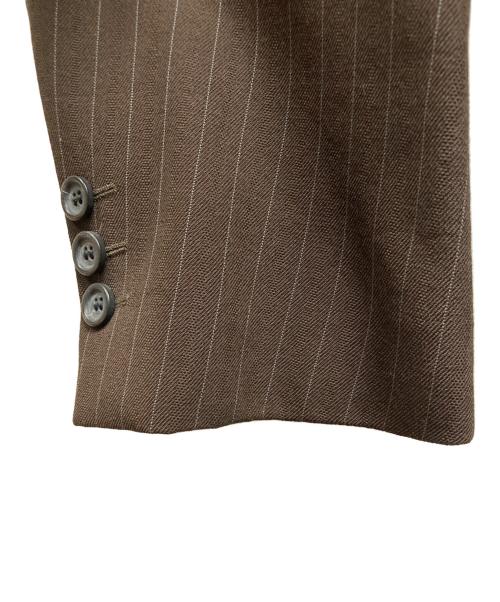 DRIES VAN NOTEN（ドリスヴァンノッテン）DRIES VAN NOTEN (ドリスヴァンノッテン) 3Bテーラードジャケット ブラウン サイズ:48の古着・服飾アイテム