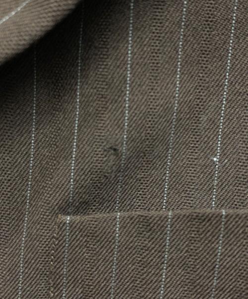 DRIES VAN NOTEN（ドリスヴァンノッテン）DRIES VAN NOTEN (ドリスヴァンノッテン) 3Bテーラードジャケット ブラウン サイズ:48の古着・服飾アイテム