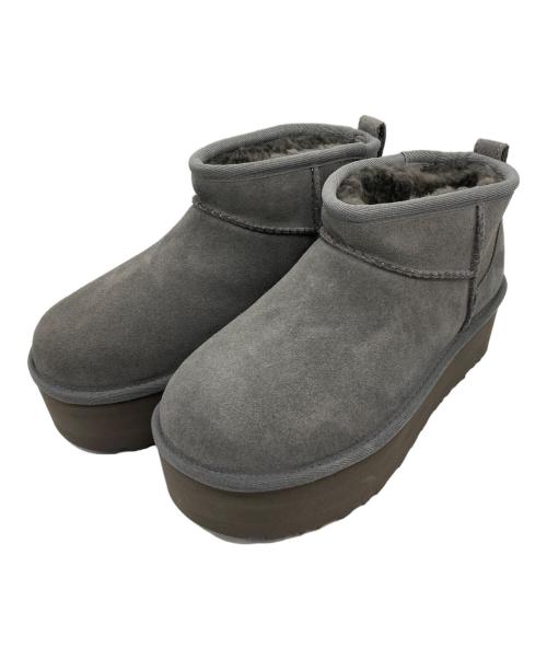 UGG（アグ）UGG (アグ) Classic Ultra Mini Platform グレー サイズ:22の古着・服飾アイテム