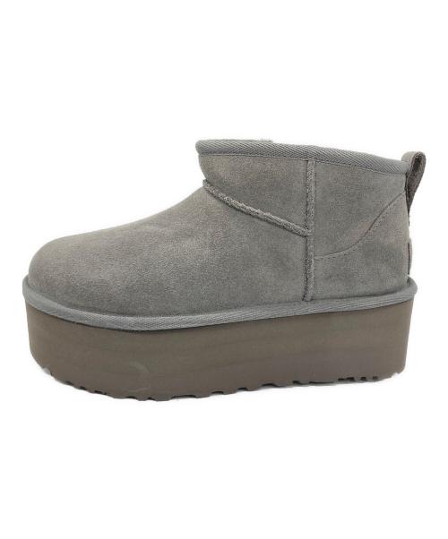 UGG（アグ）UGG (アグ) Classic Ultra Mini Platform グレー サイズ:22の古着・服飾アイテム