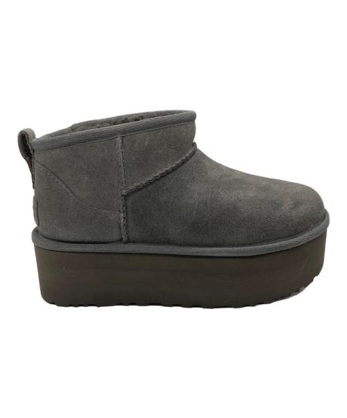 UGG（アグ）UGG (アグ) Classic Ultra Mini Platform グレー サイズ:22の古着・服飾アイテム
