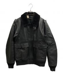 N.HOOLYWOOD（エヌ ハリウッド）の古着「レザージャケット」｜ブラック
