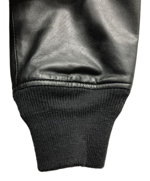 N.HOOLYWOOD（エヌ ハリウッド）N.HOOLYWOOD (エヌ ハリウッド) レザージャケット ブラック サイズ:40の古着・服飾アイテム