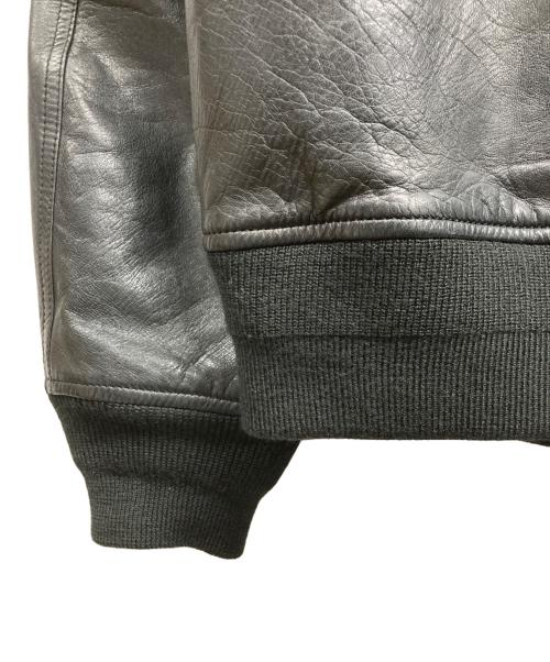 N.HOOLYWOOD（エヌ ハリウッド）N.HOOLYWOOD (エヌ ハリウッド) レザーブルゾン ブラック サイズ:42の古着・服飾アイテム