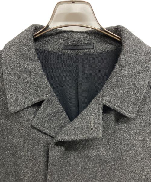 SCYE（サイ）SCYE (サイ) ブリティッシュツイードステンカラーコート/	SCYE グレー サイズ:40の古着・服飾アイテム