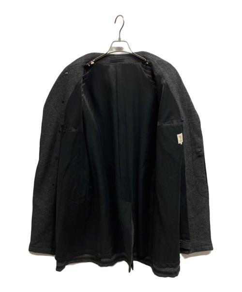 SCYE（サイ）SCYE (サイ) ブリティッシュツイードステンカラーコート/	SCYE グレー サイズ:40の古着・服飾アイテム
