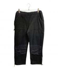 N.HOOLYWOOD（エヌ ハリウッド）の古着「WIDE STRAIGHT TROUSERS」｜ブラック