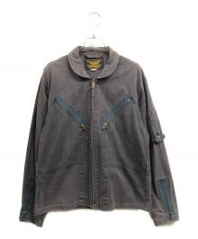 JOHN GLUCKOW（ジョン グラッコー）の古着「ジップフライトジャケット」｜ネイビー