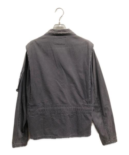 JOHN GLUCKOW（ジョン グラッコー）JOHN GLUCKOW (ジョン グラッコー) ジップフライトジャケット ネイビー サイズ:不明の古着・服飾アイテム