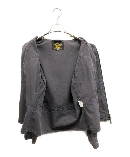 JOHN GLUCKOW（ジョン グラッコー）JOHN GLUCKOW (ジョン グラッコー) ジップフライトジャケット ネイビー サイズ:不明の古着・服飾アイテム