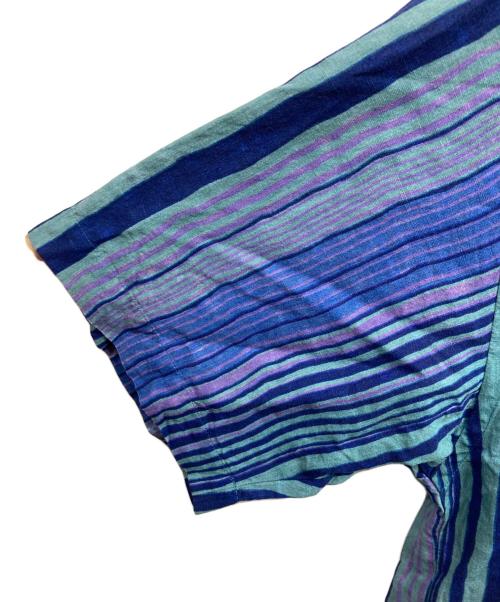 KENZO（ケンゾー）KENZO (ケンゾー) レーヨンリネンS/Sシャツ ブルー サイズ:2の古着・服飾アイテム