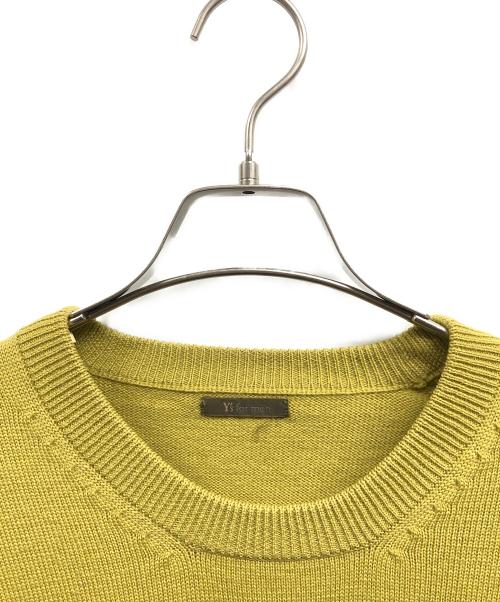 Y's for men（ワイズフォーメン）Y'S for men (ワイズフォーメン) ウールニット イエロー サイズ:不明の古着・服飾アイテム