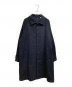 GOOVIグービ）の古着「ステンカラーコート」｜ネイビー