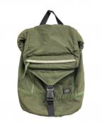 PORTERポーター）の古着「ナイロンバックパック」｜カーキ