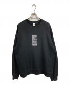 THE BLACK EYE PATCHブラックアイパッチ）の古着「刺繍ロゴスウェット」｜ブラック